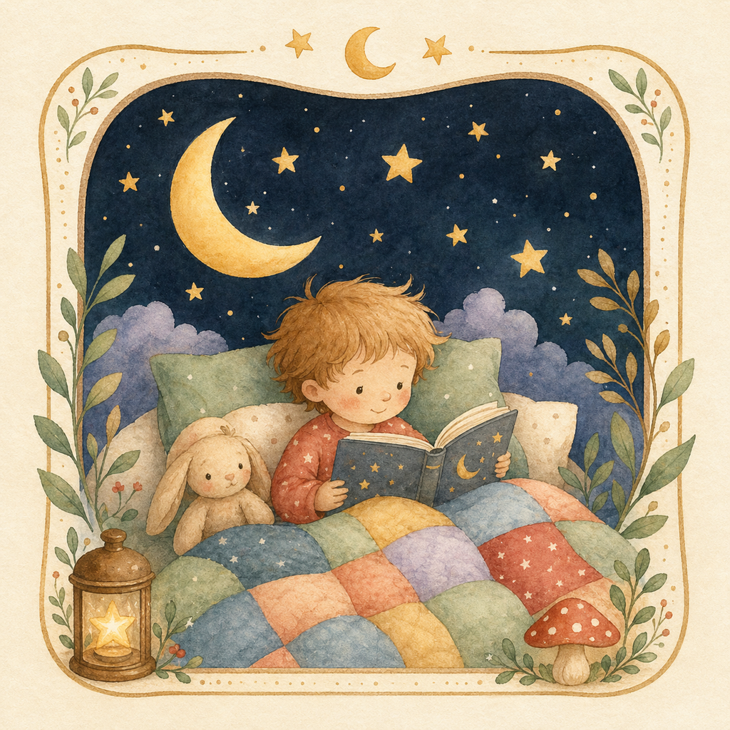 Lullashelf digital storybook artwork